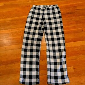 2 Pack Checkered Fleece Pajama Pants